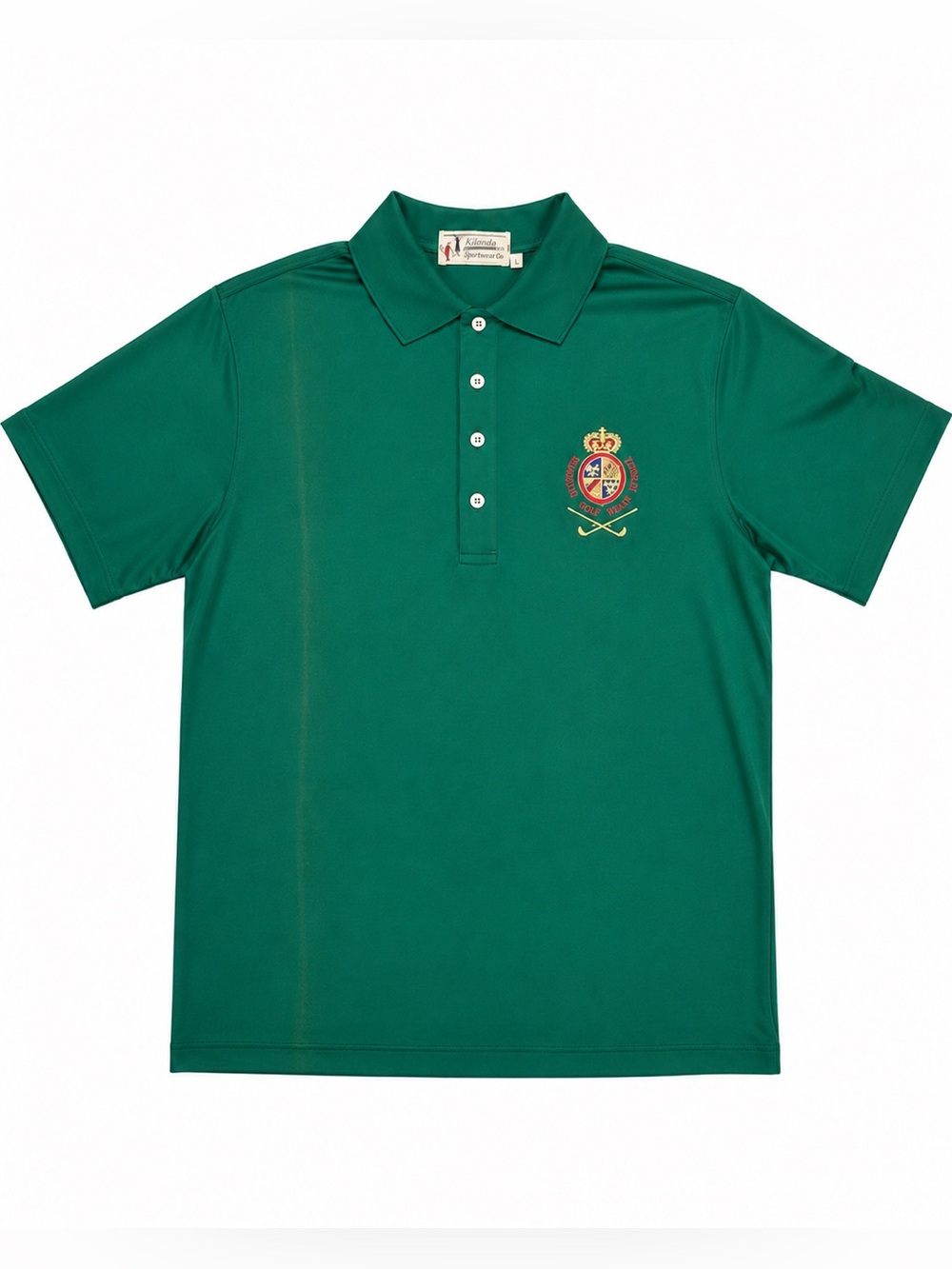 Villa d'Este Hotel Italy Circolo Golf Polo Shirt Mens S Green Short Sleeve